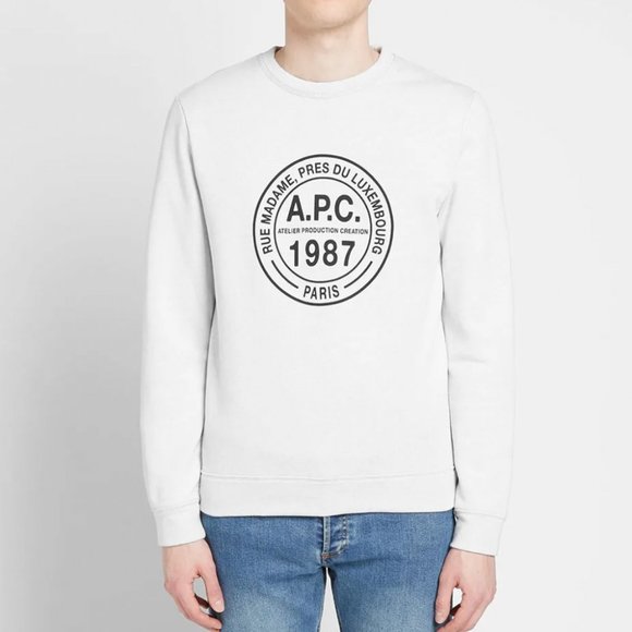A.P.C. Elvis Crew SweatShirt Medium - Picture 2 of 2